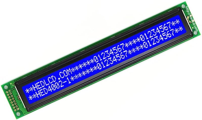 SaiDian وحدة عرض LCD شخصية 1 قطعة HD44780 40x2 4002 5V أبيض على خلفية زرقاء - Image 1